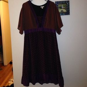 Garnet Hill Patterned Dress