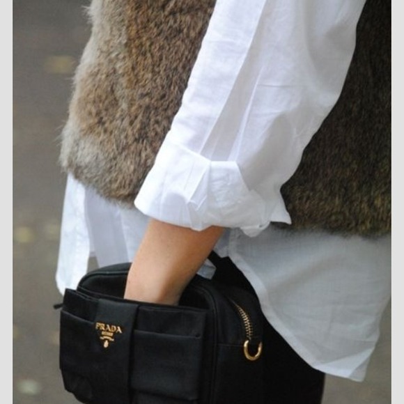 Fur Vest zips up gathered at the waist COO SALE - Picture 3 of 3