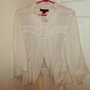 Cute white baby doll jacket!!!!