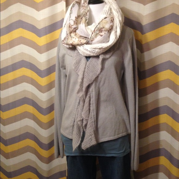 Anthropologie Sweaters - Soft Anthro lilac cardi by HWR