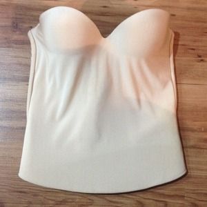Victoria's Secret nude bridal corset bra 36b