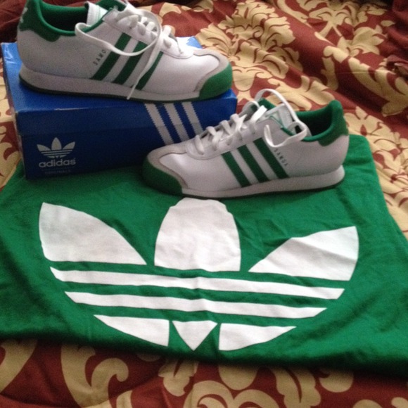Bundled Adidas Samoas & Adidas Shirt