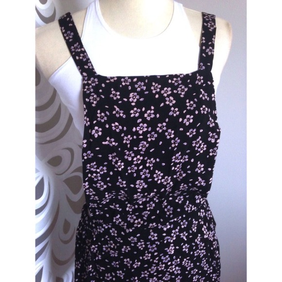 Bohemian Floral daisies overalls jumper - Picture 3 of 4