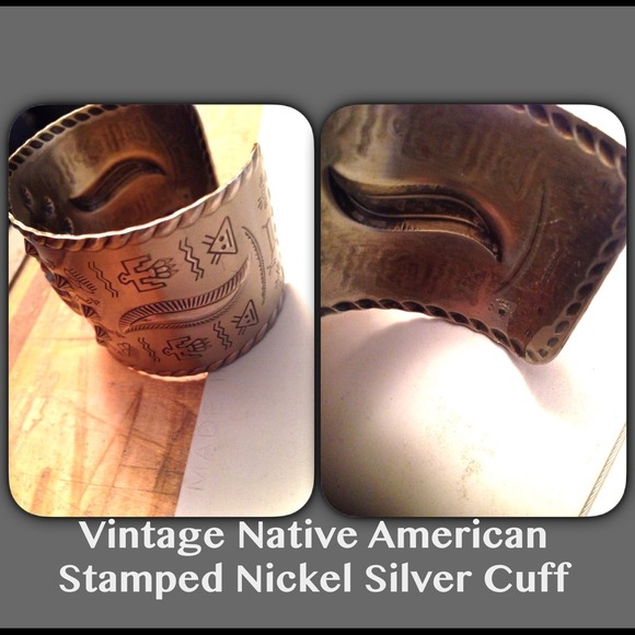 Bundled Vintage🌀Native American Stamp Bracelet - Picture 2 of 4