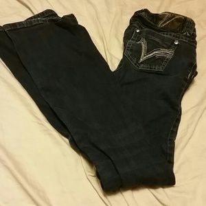 Size 0 Vanity Jeans.