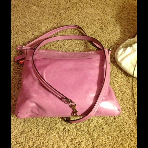 NWOT Coach Legacy leather purple shoulder bag