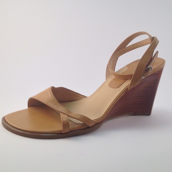 👡Bass Camel-tone, strappy wedge