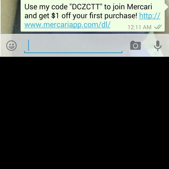 Hi dolls use my code and get 1$ credit