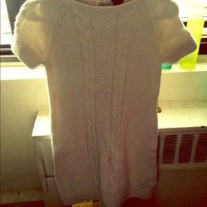 White winter kids dress