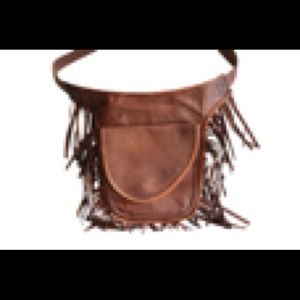 Western Fringed Hip Bag