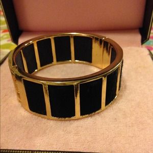 Gold & Black fur cuff