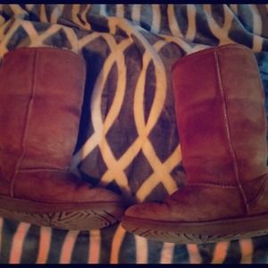 Size 7 tall chestnut uggs!