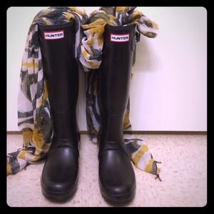 Black Hunter Rain Boots ☔️