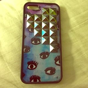 Wildflower Eye on Purp iPhone 5/5s Case