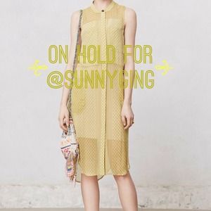 Plenty by Tracy Reese Silk Midi Shirt Dress Size S