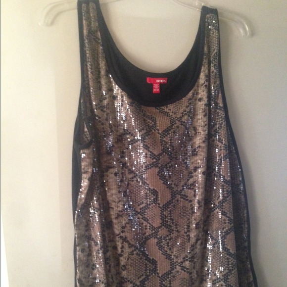 Snake skin top