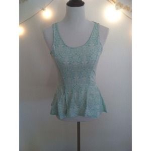 "Kirra" Peplum shirt. Small.