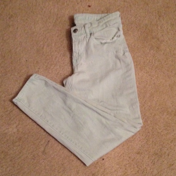 Mint green skinny jeans - Picture 1 of 1