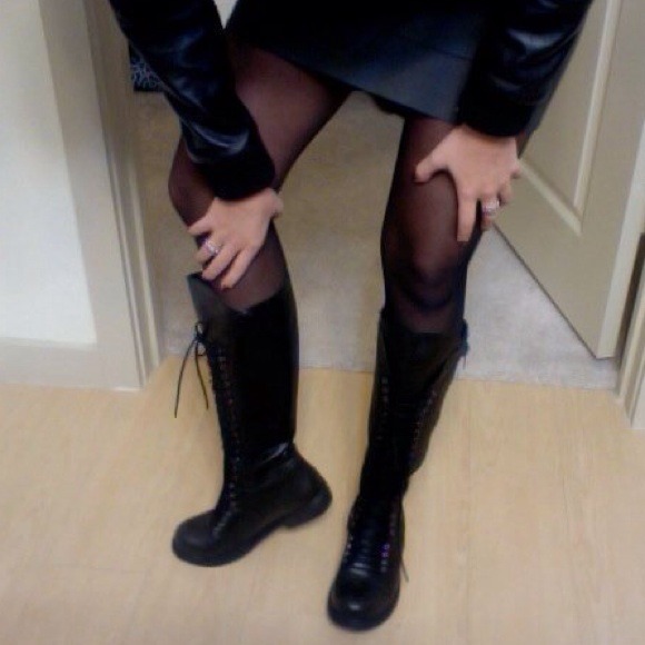 Knee High Combat Boot