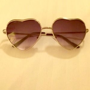Adorable heart shaped sunglasses