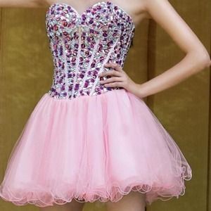 Pink homecoming dress