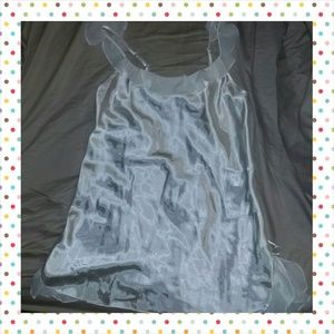 NWOT Morgan Taylor Intimates White Silk Lingerie