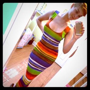 -ON HOLD- colorful dress & UGG boots