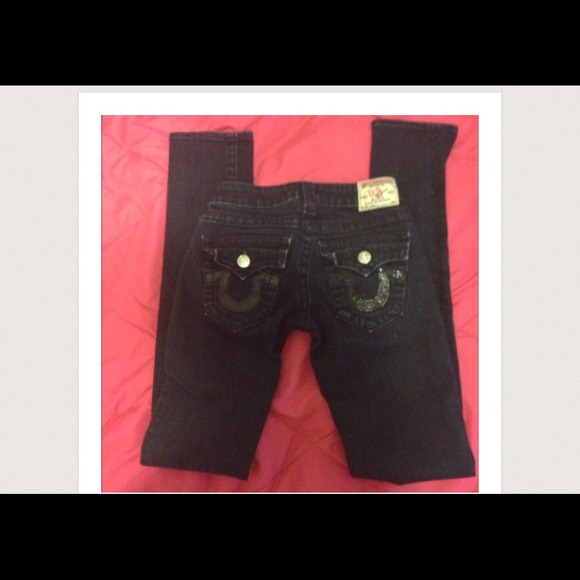 True religion dark wash jeans