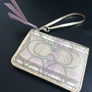 Coach Wristlet Wallet bundled with coach shoes
