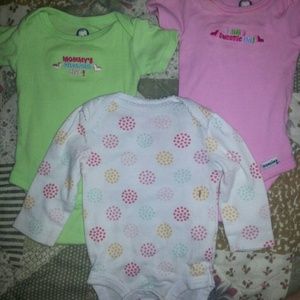 NWOT Baby girl onsies