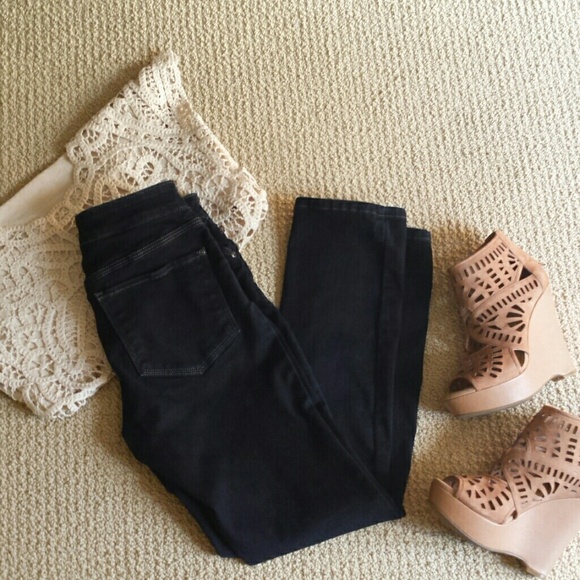 NYDJ Navy Skinny Jean Leggings