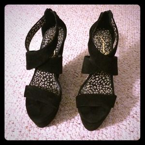 Size 7.5 Jessica Simpson wedge heel