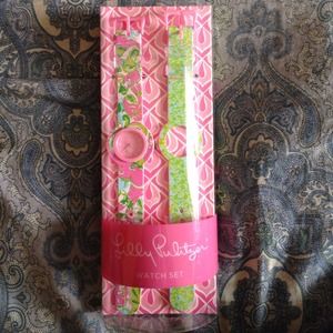 Brand new! Lilly Pulitzer Watch Set ft. Chin chin