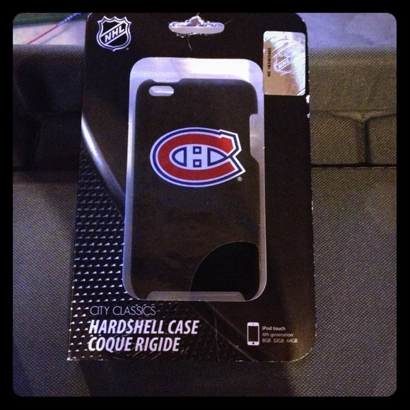 Hard shell IPod touch Canadiens case