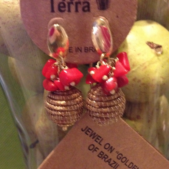 Adorable earrings, hand made