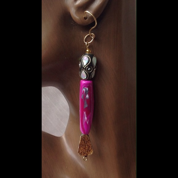 Handmade African Earrings 🌺🌺🌺SALE ON! - Picture 1 of 1