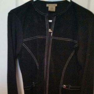 SOLD.   Black sade sweater