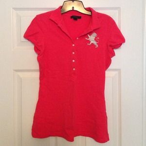 Express polo in coral