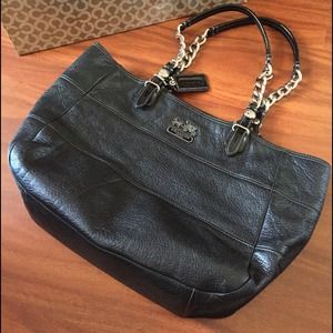 Authentic Coach Black Tote