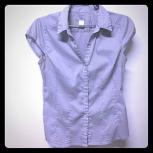H&M grey striped summer top