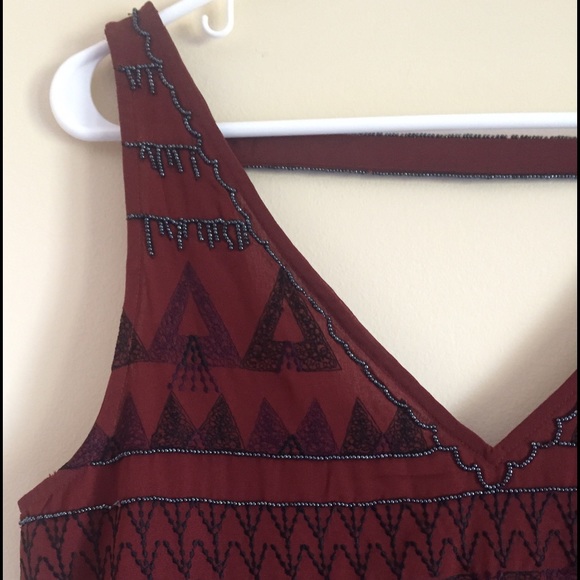 NWT Free People Beaded Boho Mini Shift Dress - Picture 13 of 14