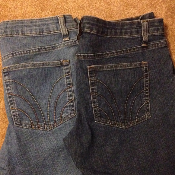 Bundle of Merona cropped skinny jeans