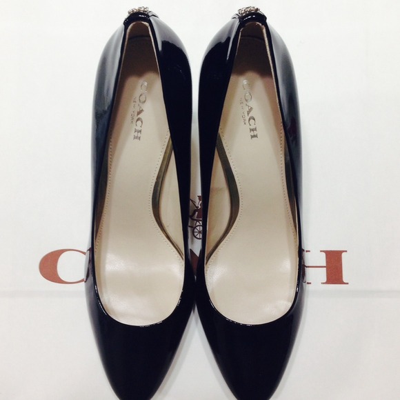 Coach Shoes - 💯% Authentic Coach Black Heels