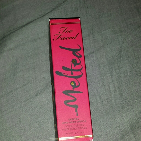 Melted Ruby Too Faced lipstick
