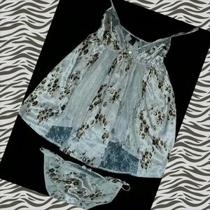 NWOT Victoria's Secret Animal Print Lingerie