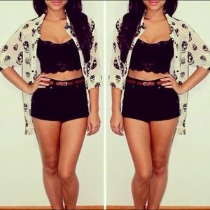 Forever 21 crop corset