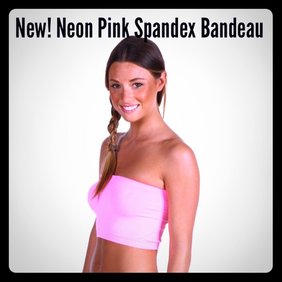 ESSENTIAL Top Tops - ESSENTIAL Neon Pink Stretch Bandeau! 🔥SALE!