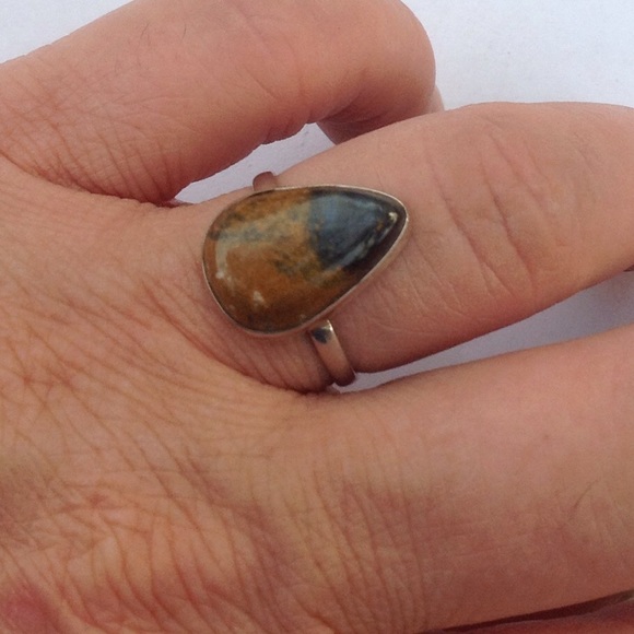 925 SS Pietersite Ring - Picture 2 of 3