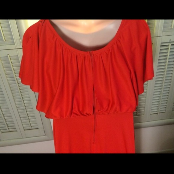🎀Vintage flowy red dress🎀 - Picture 4 of 4