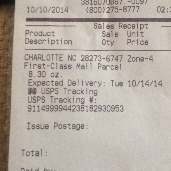 Proof of shipping :)
